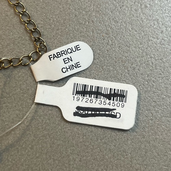 [Free People] NWT Glass Square Twisted Rope Choker Necklace - Picture 7 of 7